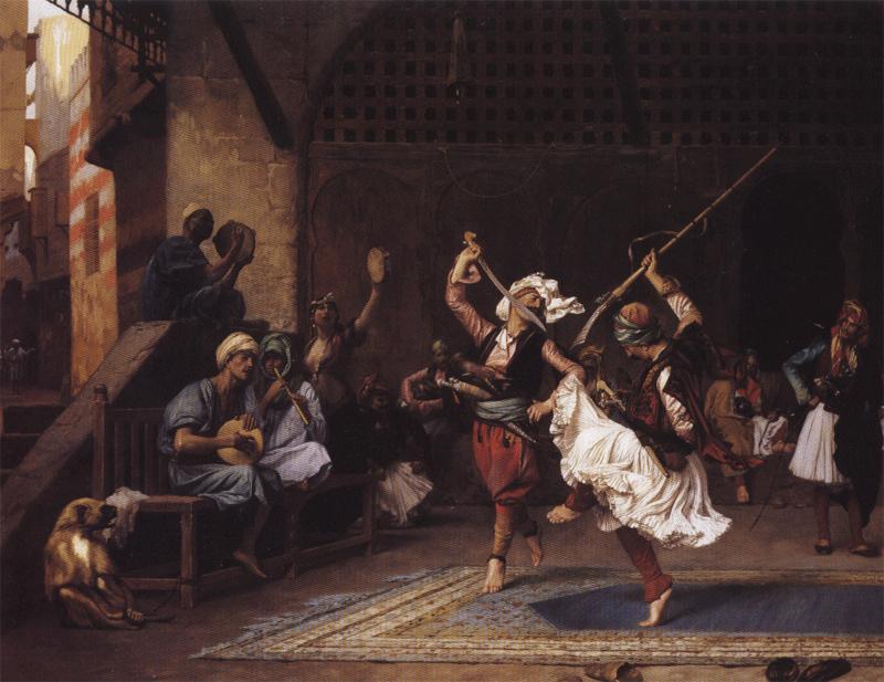 Jean - Leon Gerome The Pyrrhic Dance. oil painting image